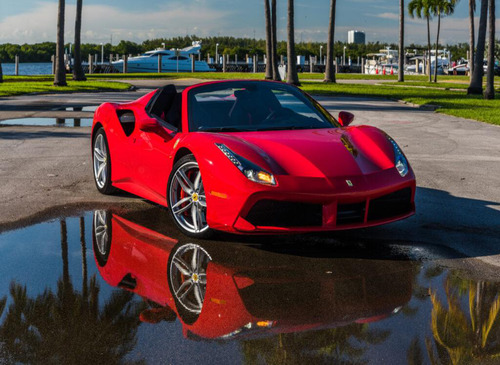 Rent Ferrari 488 Spider in Miami